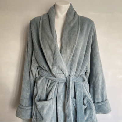 Simple Pleasures Ribbed Soft Cozy Warm Robe 1X-image