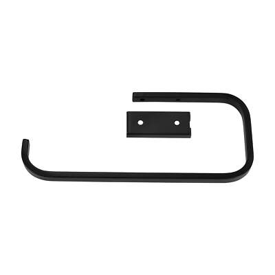 Better Homes & Gardens Matte Black Curtain Holdbacks, Set of Two,Easy to install-image