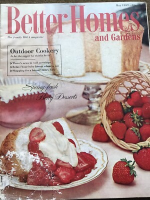 Better Homes and Gardens Magazine May 1959 Spring-fresh Berry Desserts-image