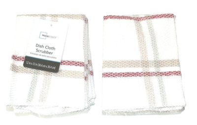 8 Mainstay Dish Cloth Scrubber 12