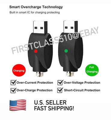 (3) Pack 510 USB Smart Charger with Over Charge Protection Soldering Iron 3 Pcs.-image