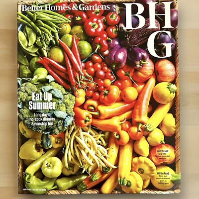 Better Homes & Gardens Magazine July/August 2024 Eat Up Summer Travel Vegetables-image