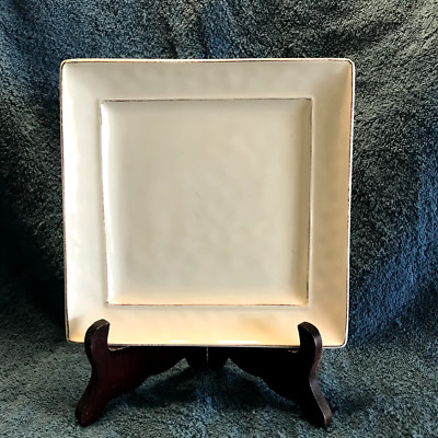 Pier 1 Imports Martillo Creme brûlée square Salad/luncheon Plates 7.3/4
