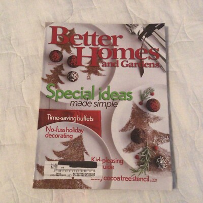 Better Homes & Gardens Magazine December 2005-image