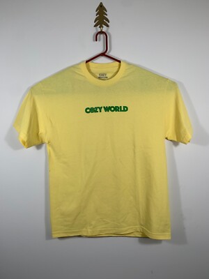 Cozy World Mens Yellow T Shirt Size XL-image
