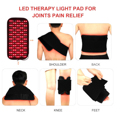 660nm Red &850nm Near Infrared Light Therapy Waist Wrap Pad Belt For Pain Relief-image