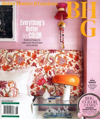 BETTER HOMES & GARDENS MAGAZINE - JUNE 2025 - EVERYTHING'S BETTER IN COLOR-image