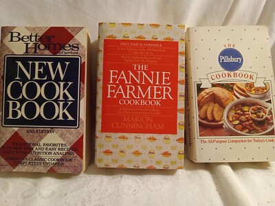 Better Homes & Gardens Fannie Farmer & Pillsbury Deluxe Edition Cook Book Set-image