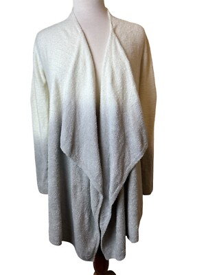 Barefoot Dream Cardigan Size S/M Beige Gray Ombre Bamboo Island Wrap Cozy-image