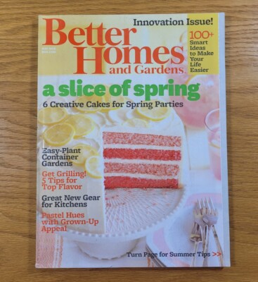 Better Homes And Gardens Magazine Back Issue From May 2012 - A Slice Of Spring-image
