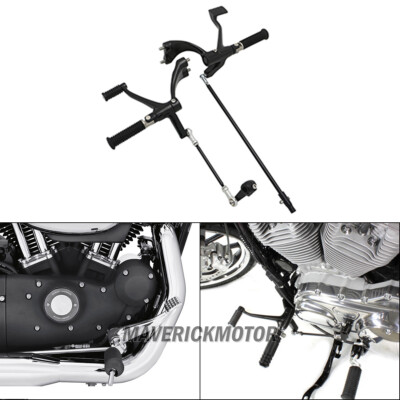 Motorcycle Complete Forward Controls Pegs Levers Linkages For Sportster XL 14-22-image