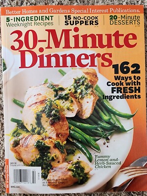 Better Homes and Gardens 30 Minute Dinners 2012-image