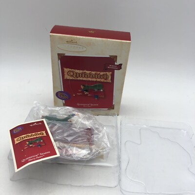 Hallmark Keepsake Harry Potter QUIDDITCH SEASON Ornament Windup 2002 Works.-image