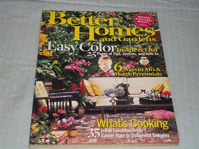 2007 APRIL BETTER HOMES & GARDENS MAGAZINE - EASY COLOR FRONT COVER - H 4092-image