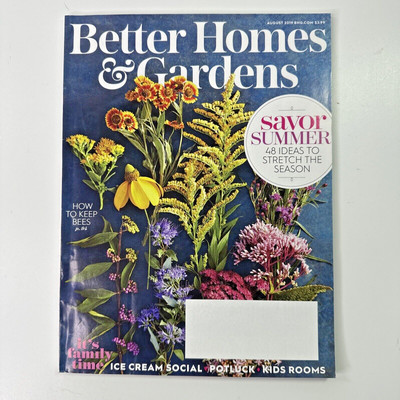 Better Homes & Gardens Magazine August 2019 Savor Summer Issue Food Lifestyle-image