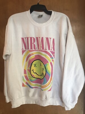 Gilden Heavy Weight Nirvana Sweatshirt Size L-image