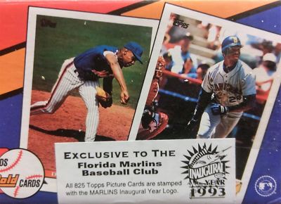 1993 Topps Marlins Inaugural - Pick One - Fill Your Set - #400-#599 (KCR)-image