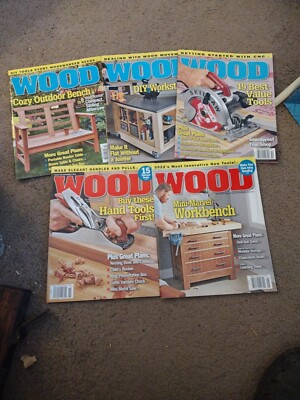 Lot Of 5 Better Homes & Gardens Wood Magazine Used Back Issues 2021-image