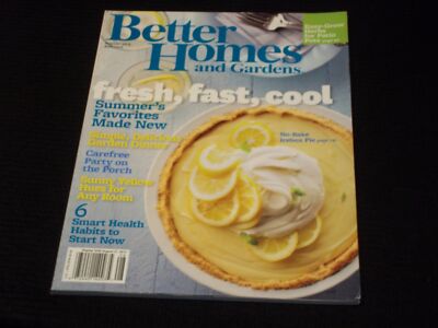 2012 AUGUST BETTER HOMES & GARDENS MAGAZINE - FRESH FAST COOL COVER - E 2773-image