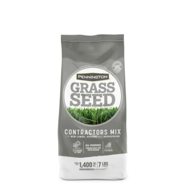 Pennington Contractors Central Grass Seed Mix, for Sun to Partial Shade, 7 lb.-image