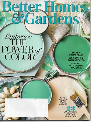 2021 :: Better Homes & Gardens :: April :: Embrace the Power of Color-image