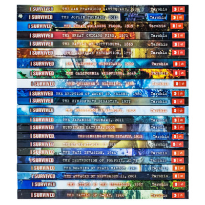 I Survived Series Complete Books Set (21 Books) NEW  Sealed In Plastic Still.-image