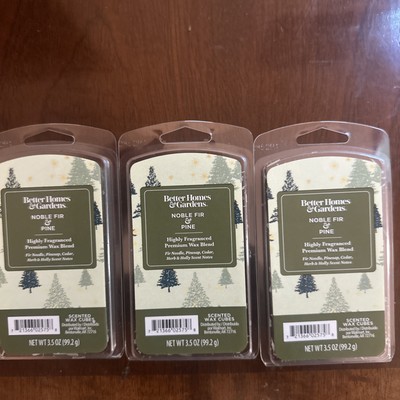 (3) Better Homes & Garden Noble Fir & Pine  Scented Wax Melts For Wax Warmer-image