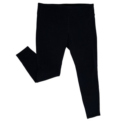 ATHLETA Fleece Lined Leggings Black Stretch NO TAG CHECK MEASUREMENTS Cozy EUC-image