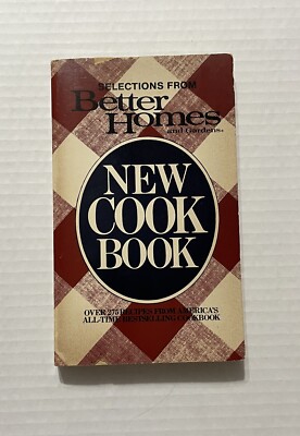 Cookbook Selections From Better Homes & Gardens New Cook Book Small Size -image