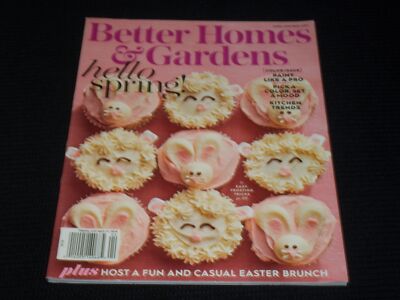 2018 APRIL BETTER HOMES & GARDENS MAGAZINE - HELLO SPRING COVER - E 4617-image