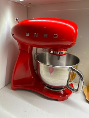 Smeg Stand Mixer Red — Perfect Condition-image