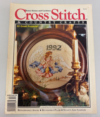 BETTER HOMES AND GARDENS CROSS STITCH & COUNTRY CRAFTS 22 GREAT PROJECTS 1992-image