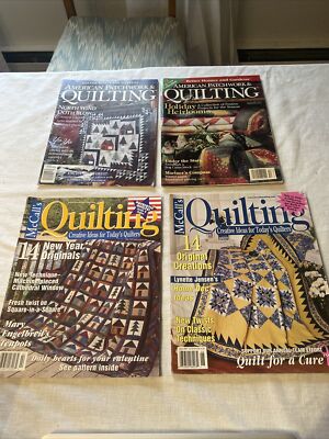 Lot of 4 Quilting magazines-Better Homes & Garden and McCall's 1994 1998  2002-image