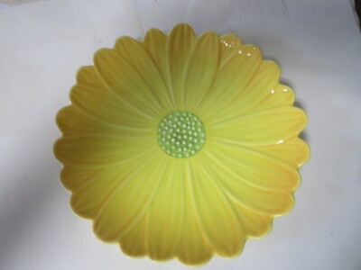 Pier 1 Imports SUNFLOWER Painted Earthenware 7-3/4