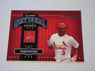 EDGAR RENTERIA 2005 DONRUSS ALL STARS NATIONAL LEAGUE CARD #AS-3 #212/1000-image