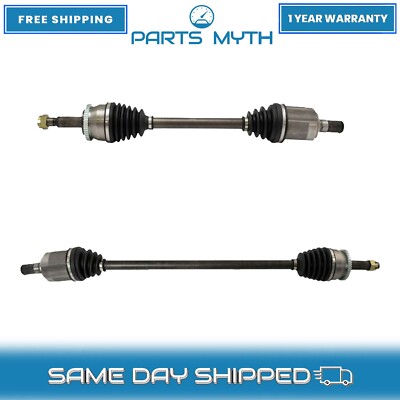 NEW Front Complete CV Axle Shaft Assembly LH & RH Side Pair For 11-13 Kia Optima-image