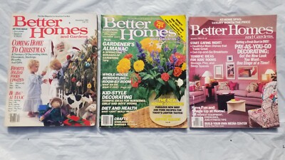 Better Homes and Gardens - late 1980's - lot of 3-image