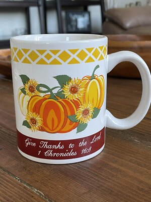 Design imports fall coffee mug Give Thanks To The Lord-image