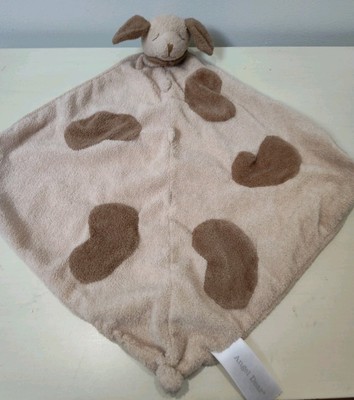 Angel Dear Brown Dog Lovey Security Blanket Spotted Puppy Soft Cozy Machine Wash-image