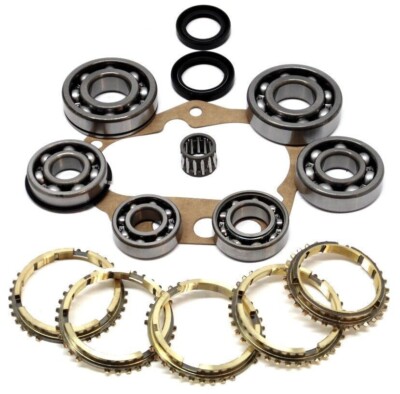 Complete Bearing & Seal Kit Overhaul Fits Nissan FS5W71A FS5W71C 80-84(BK104WS)-image