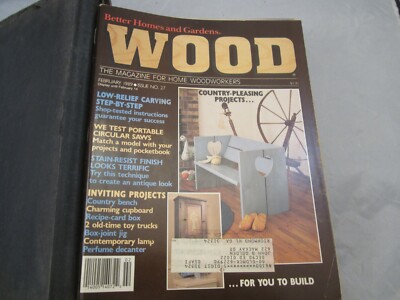 Better Homes and Garden Wood Magazines 1989 and 1990 Issues Lot of 12.-image