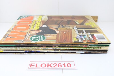 (7) WOOD MAGAZINE Better Homes and Gardens 2010 Complete Excellent -image