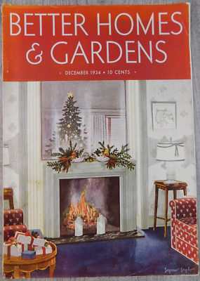 Better Homes & Gardens December 1934 Christmas Advertisements Vintage Magazine-image