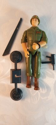 Vintage 1982 Durham Wind Up Combat Team Action Figure Mine Detector Walking Used-image