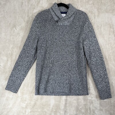 Old Navy Sweater Womens Medium Heather Gray Cozy Camp Cabin Lounge Travel-image