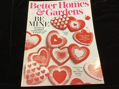 Better Homes and Gardens Magazine February 2017 Be Mine Valentine Issue-image