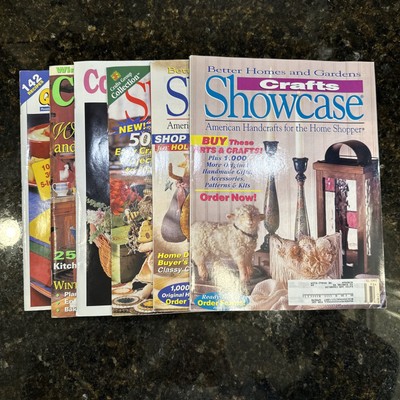 (3) VINTAGE BETTER HOMES & GARDENS CRAFTS SHOWCASE MAGAZINES 1997/1998 & EXTRAS-image