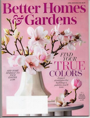 2020 :: Better Homes & Gardens :: April :: Find Your True Colors-image