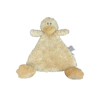 Nat & Jules Cozies-Daddles Plush Duck Lovey Security Blanket Yellow Demdaco Soft-image