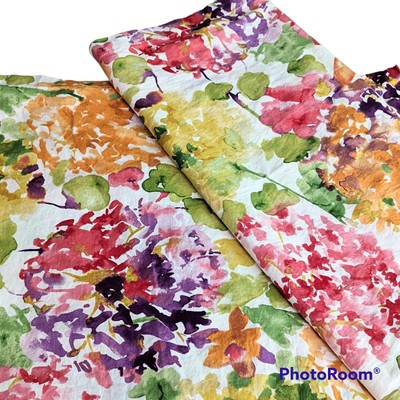 Pier 1 Imports Pillow Shams Stunning Hydrangea Watercolor Designer Covers Pair-image